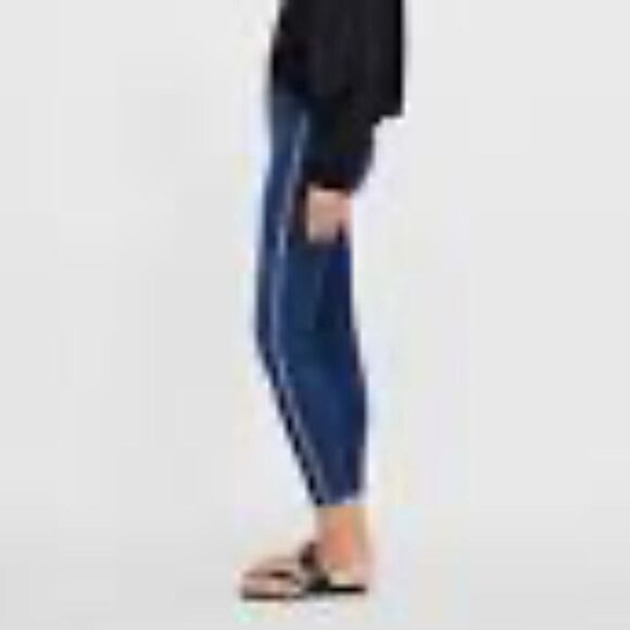 Zara BEJEWELED STRIPE JEANS Z1975 size 4 - Picture 2 of 15